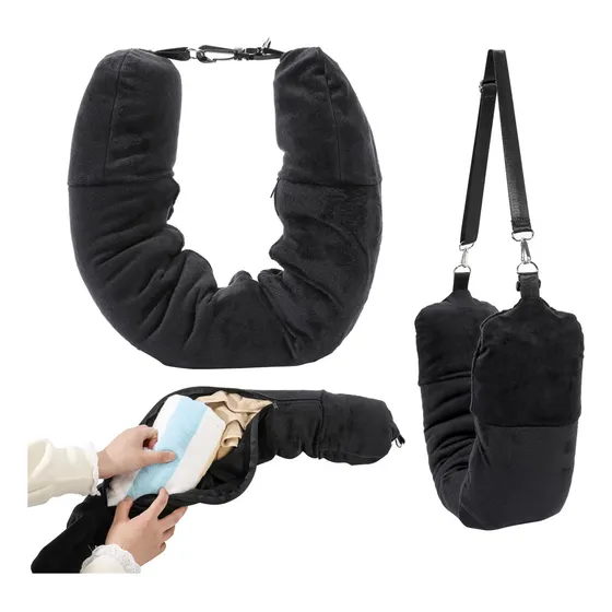 Mgsarbny Almohada De Viaje Rellenable Para Equipaje Extra Al