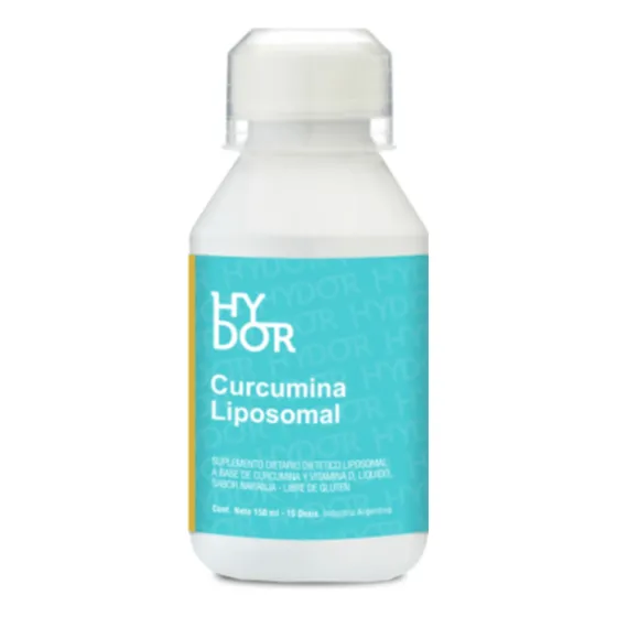Curcumina Liposomal Hydor 150 Ml Sabor Naranja Líquido