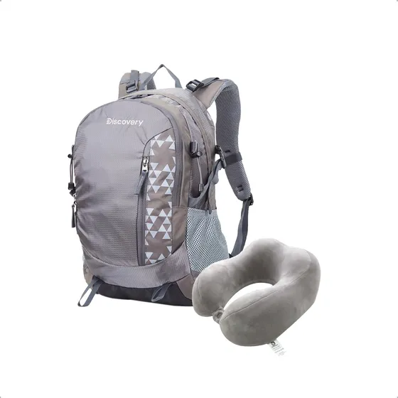 Kit Mochila Discovery Almohada Viaje Inteligente Notebook