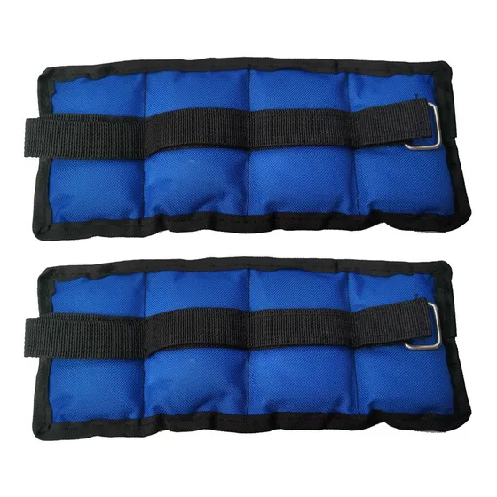 Par De Tobilleras 2 X 0.5kg C/una Arena Acero Ajustable