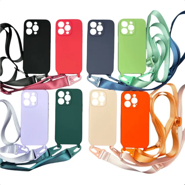 Capa Capinha Com Alça P Pescoço iPhone 11 12 13 14 15 16