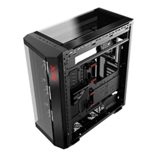 Xpg Gabinete Gamer Battlecruiser Ii St E-atx 4 Fan Argb Cristal Templado Negro Battlecruiseriist-bkc
