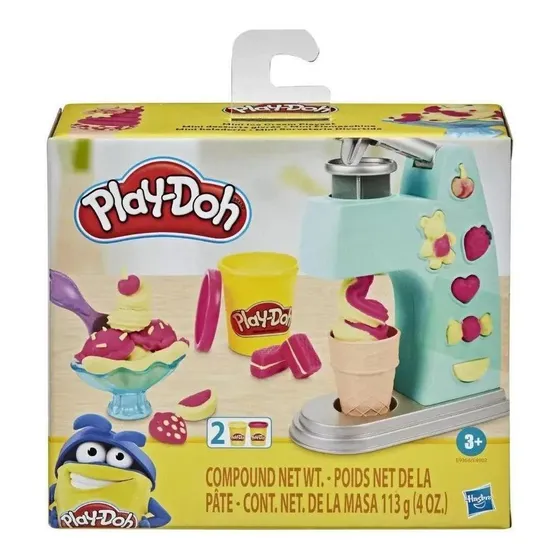 Conjunto Massinha De Modelar Play Dooh Mini Sorvete Hasbro