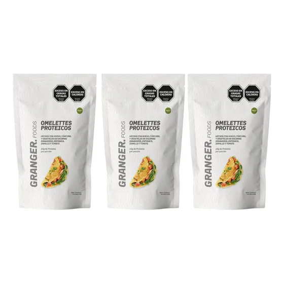 Granger Foods Omelettes Proteicos Sabor Albahaca 245g