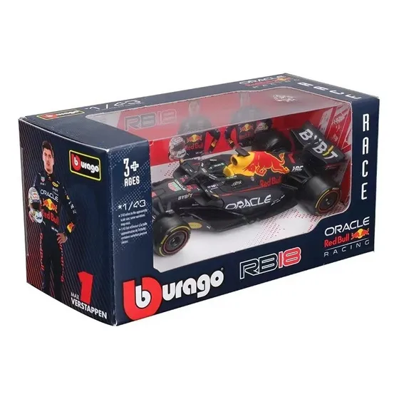 Burago Redbull F1 Rb18 #1 Max Verstappen Fórmula Coche 1/43