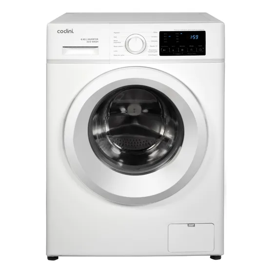Lavarropas automático Codini ecowash 6010 Inverter 6kgs blanco