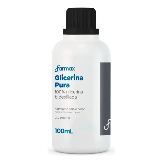 Hidratante Corporal Glicerina Bidestilada Pura Farmax 100ml Neutra