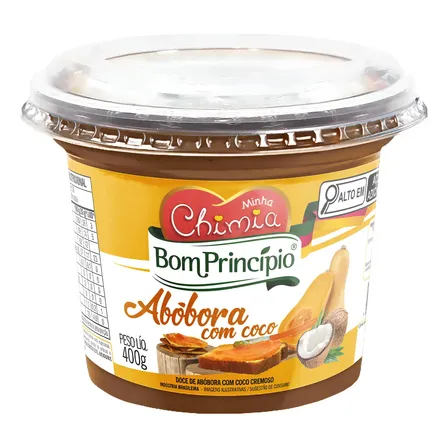Doce De Abobora Com Coco Minha Chimia 400g Bom Princípio