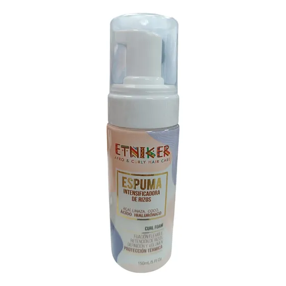 Espuma Intensificadora De Rizos Etniker 150ml