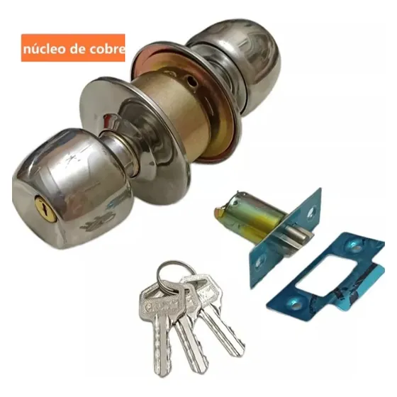 Cerradura De Pomo Para Puerta De Madera