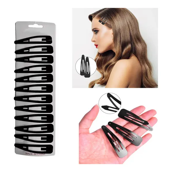 Tic Tac Hebillas  Pelo Broche Lisos Blister X 12 Unidades