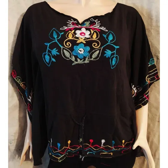 Combo De Blusas Manga Larga - Color Negro - Tallas S 