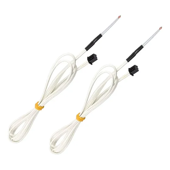 2 X Termistor Ntc 3950 De 100k Ohmios Cable 1m Impresora 3d