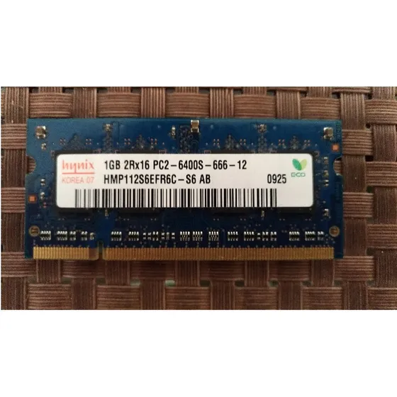 Memoria Hynix 1 Gb Para Laptops Ddr2 Pc2-6400s.