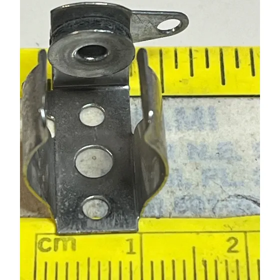 Porta Bateria 1 Borne A O Aa Aluminio 18x12mm Port.bat-2868