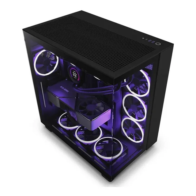 Gabinete Gamer Nzxt H9 Flow Negro Cm-h91fb-01