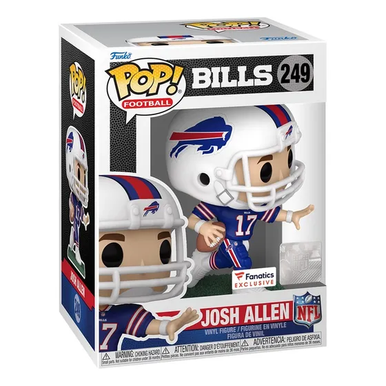 Funko Pop Josh Allen #249 Fanatics Stiff Arm Nfl Bills