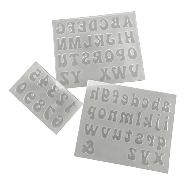 Bc Moldes De Silicona For Fundir Letras Y Números De Resina