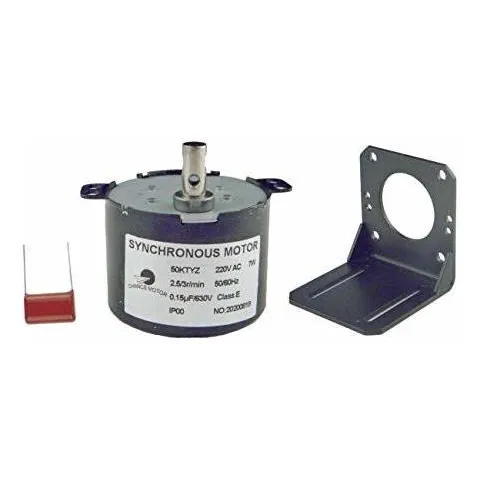 Mini Estuche Motor Ktyz 5 Rpm Reduccion Sincrono Soporte