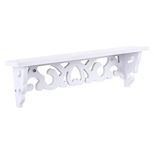 Estante Flotante Madera Pared 24  Largo Baño Granja