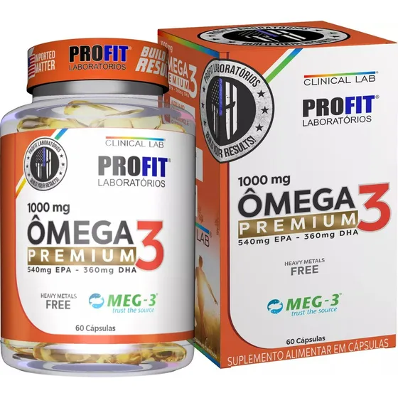 Omega 3 Meg-3 Premium 60 Capsulas - Profit Laboratórios