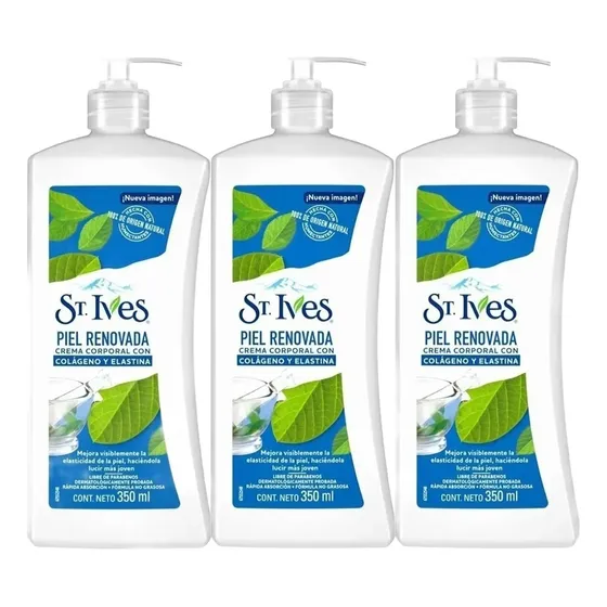 St. Ives Colágeno E Elastina Hidratante 532ml Pack C/3