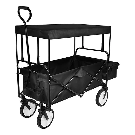 Carro de Mano Plegable 100kg Ruedas 360 Giratorias