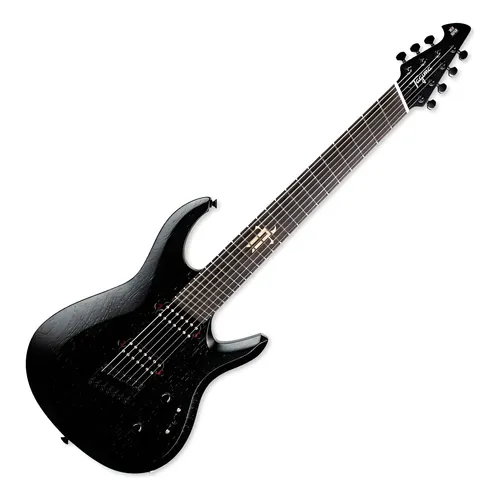 Guitarra Elétrica Schecter Omen Extreme-7 Mogno 7 Cordas Preto