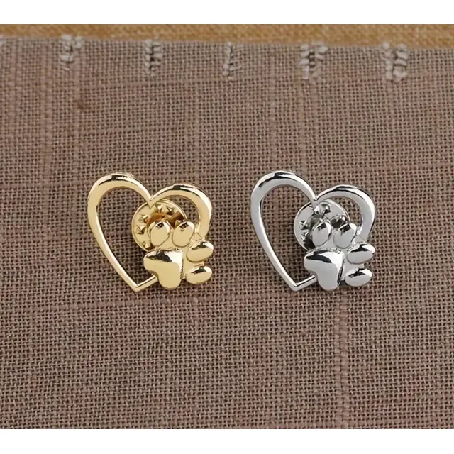 Broche Pin Forma Corazon Veterinario Mascota Medicina Doctor