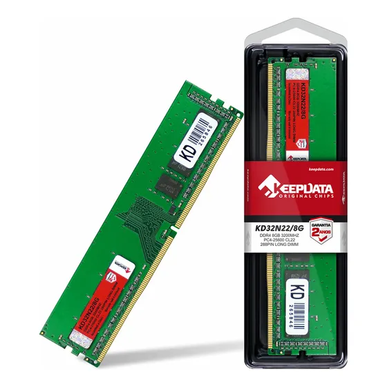 Memória Ram Desktop Keepdata Ddr4 8gb 3200mhz Kd32n22/8g