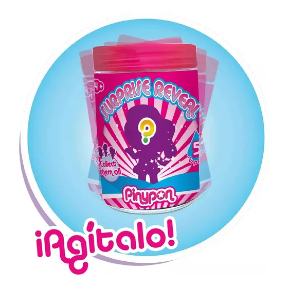 Muñeca Surprise Reveal  Piny Pon  (+5 Sorpresas )