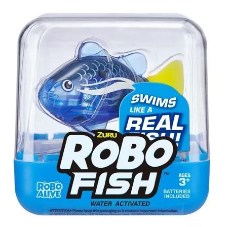 Robo Alive Robo Fish Pez Nadador Robótico Serie 1 7125 Personaje Azul