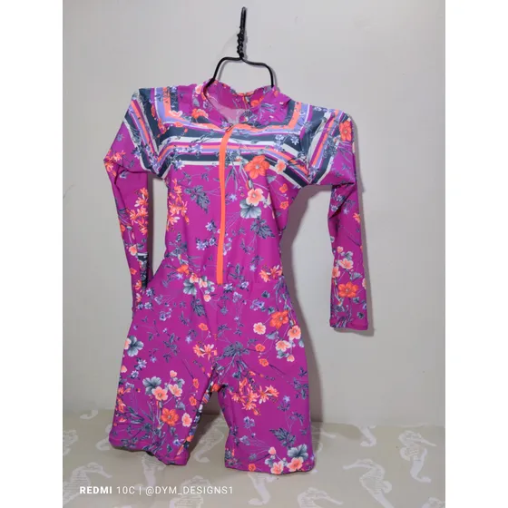 Traje De Baño Enterizo | Buzo | Manga Larga Y Short