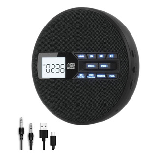 Reproductor De Cd Portátil Recargable Con Altavoces Reproductor De Cd Portátil Recargable Con Altavoces
