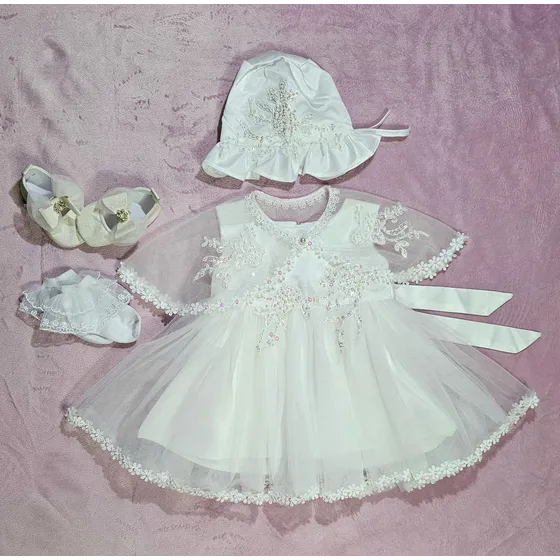 Vestido De Bautizo Bordado