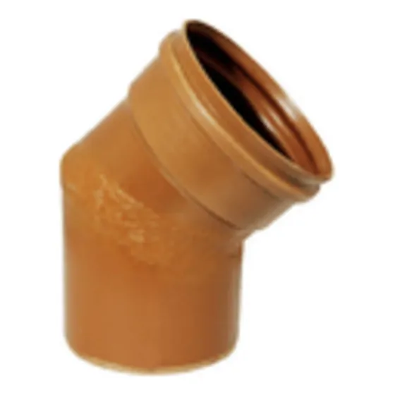 Joelho 45º Ocre Coletor 300mm Com Anel Vedação