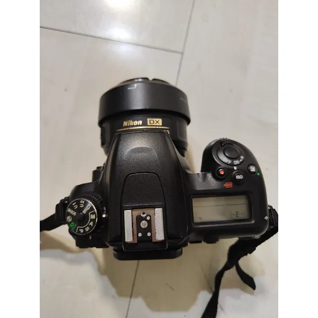 Cámara Profesional Nikon D7500 Como Nueva Caja Y Manuales Negro