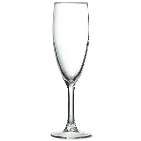 Copa Flauta 160ml Princesa Arcoroc Vidrio Templado Caja X6
