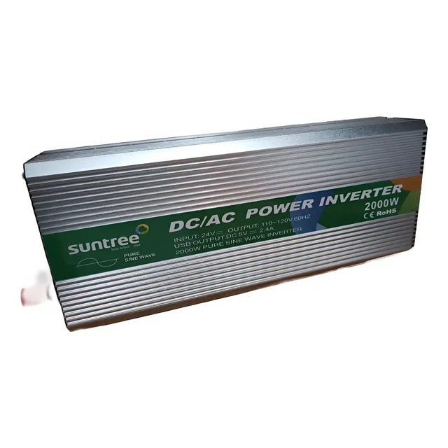 Inversor Para Panel Solar 3000w Dc 24v A Ac 110v Onda Pura