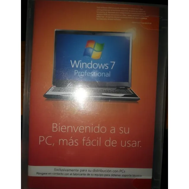 Dvd Originales Windows 7 - 64 Bits  Professional (usados) 