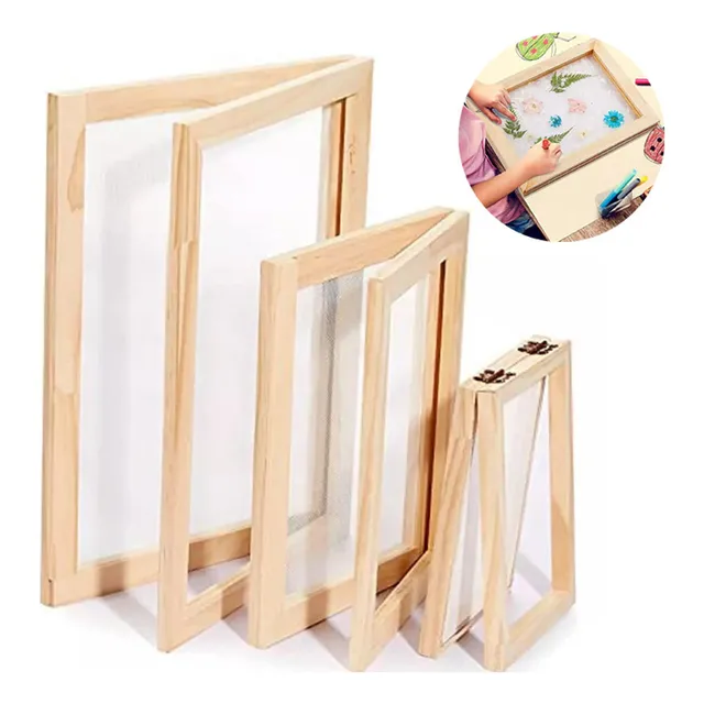 3 Peças De Moldes Para Fabricação De Papel, Artesanato De Pa