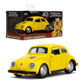 Jada Toys Volkswagen Vw Fusca Bumblebee 1/32 Transformers Jada Toys Volkswagen Vw Fusca Bumblebee 1/32 Transformers