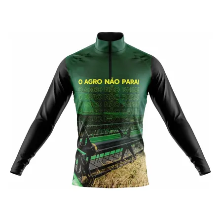 Camisa Agro Proteção Uv Masculina Camiseta Fazenda Pecuaria