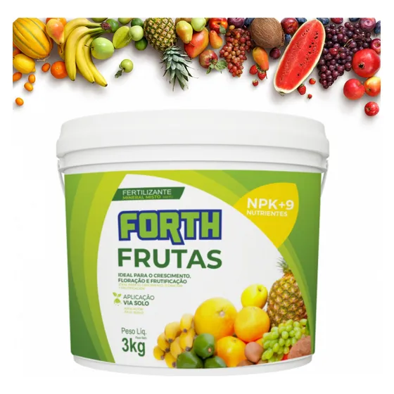 Adubo Fertilizante P/ Árvore Frutífera Forth Frutas Npk 3kg