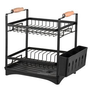 Juego De Escurridores De Platos De 3 Niveles Con Rejilla Par Juego De Escurridores De Platos De 3 Niveles Con Rejilla Par