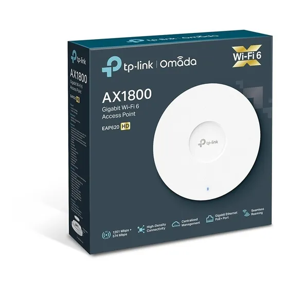 Tp Link Eap620 Punto De Acceso Inalámbrico Ax1800 Dual Band Color Blanco