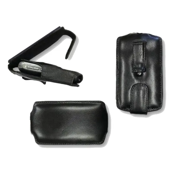 Capa Couro Ecologico Palm Treo 600 / 650 / 680 / 700 Cor Preto