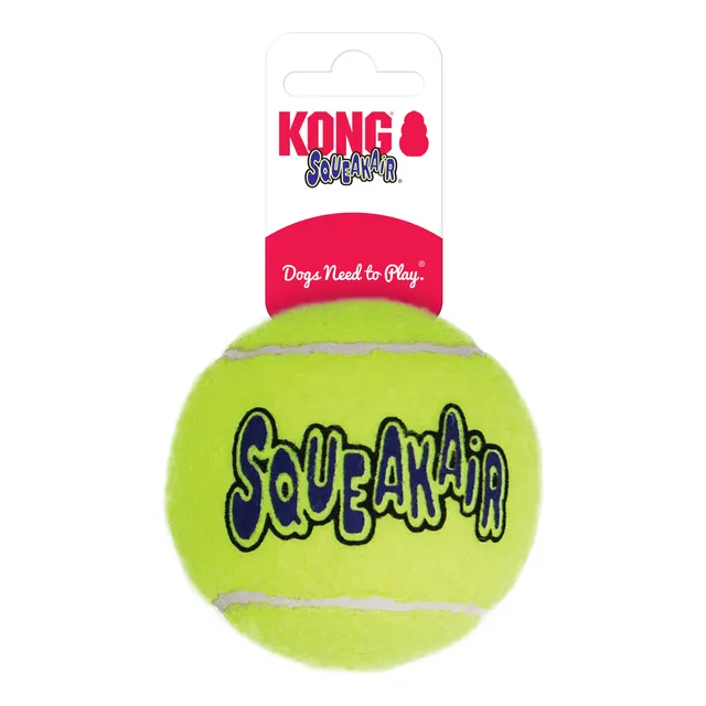 Kong Squeakair Pelota Tenis Sonido Diversion Perros Large
