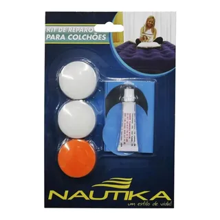 Kit Reparo P/ Colchao Inflavel Remendo Cola Tampas Nautika Kit Reparo P/ Colchao Inflavel Remendo Cola Tampas Nautika