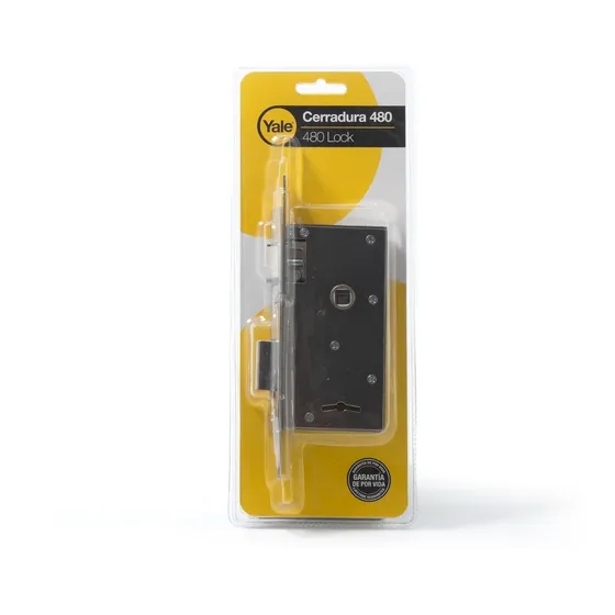 Cerradura De Embutir Yale Mortise 480 De Paleta Con 2 Llaves